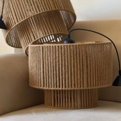 لوستر دو طبقه مکرومه بافی مدل کنف لوستر دو طبقه مکرومه بافی مدل کنف