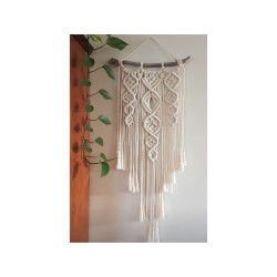 دکوراتیو مکرومه بافی لوزی طرح مینا رنگ دلخواه دکوراتیو مکرومه بافی لوزی طرح مینا رنگ دلخواه