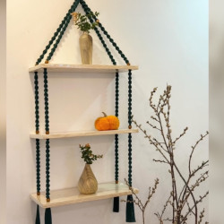 شلف کاربردی مکرومه بافی مدل پیچک شلف کاربردی مکرومه بافی مدل پیچک