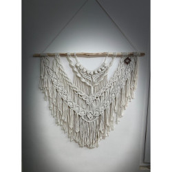 دیوارکوب آویز مکرومه دکوری مدل نازنین دیوارکوب آویز مکرومه دکوری مدل نازنین