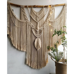 دکوری مکرومه طرح نارسیس دکوری مکرومه طرح نارسیس