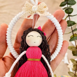 فرشته مکرومه بافی ولنتاین فرشته مکرومه بافی ولنتاین