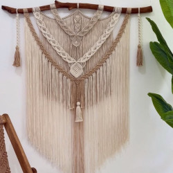 دیوار کوب مکرومه بافی سایز بزرگ دیوار کوب مکرومه بافی سایز بزرگ