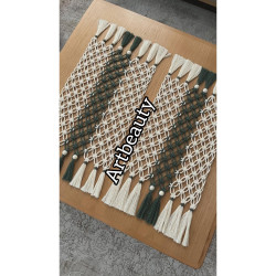 ست دوعدد رانر مکرومه طرح کهکشان