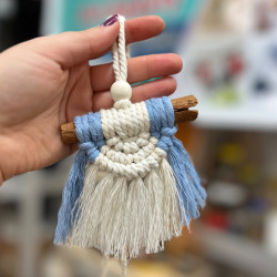 گیفت ماشین دارچین مکرومه بافی طرح سنتی